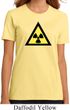 Ladies Fallout Shirt Radioactive Triangle Organic Tee T-Shirt