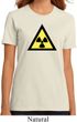 Ladies Fallout Shirt Radioactive Triangle Organic Tee T-Shirt