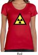 Ladies Fallout Shirt Radioactive Triangle Scoop Neck Tee T-Shirt
