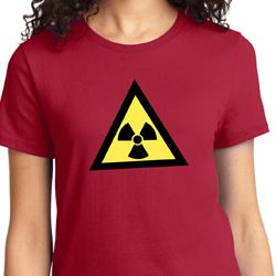 Ladies Fallout Shirt Radioactive Triangle Tee T-Shirt Ladies Fallout Shirt Radioactive Triangle Tee T-Shirt