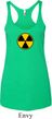 Ladies Fallout Tanktop Radiation Symbol Tri Blend Racerback Tank Top