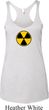Ladies Fallout Tanktop Radiation Symbol Tri Blend Racerback Tank Top