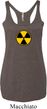 Ladies Fallout Tanktop Radiation Symbol Tri Blend Racerback Tank Top