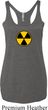 Ladies Fallout Tanktop Radiation Symbol Tri Blend Racerback Tank Top