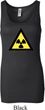 Ladies Fallout Tanktop Radioactive Triangle Longer Length Tank Top