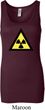 Ladies Fallout Tanktop Radioactive Triangle Longer Length Tank Top