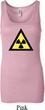 Ladies Fallout Tanktop Radioactive Triangle Longer Length Tank Top