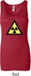 Ladies Fallout Tanktop Radioactive Triangle Longer Length Tank Top