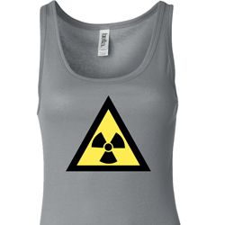 Ladies Fallout Tanktop Radioactive Triangle Longer Length Tank Top Ladies Fallout Tanktop Radioactive Triangle Longer Length Tank Top