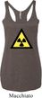 Ladies Fallout Tanktop Radioactive Triangle Tri Blend Racerback Tank