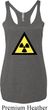 Ladies Fallout Tanktop Radioactive Triangle Tri Blend Racerback Tank