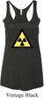 Ladies Fallout Tanktop Radioactive Triangle Tri Blend Racerback Tank