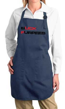 Ladies Fitness Apron Buck Furpees Full Length Apron with Pockets