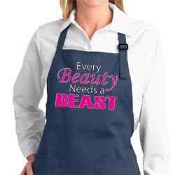 Ladies Fitness Apron Every Beauty Full Length Apron with Pockets