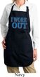 Ladies Fitness Apron I Work Out Full Length Apron with Pockets