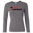Ladies Fitness Shirt Buck Furpees Long Sleeve Tee T-Shirt