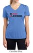 Ladies Fitness Shirt Buck Furpees Moisture Wicking V-neck Tee T-Shirt