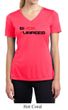 Ladies Fitness Shirt Buck Furpees Moisture Wicking V-neck Tee T-Shirt