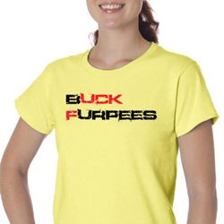 Ladies Fitness Shirt Buck Furpees Organic Tee T-Shirt