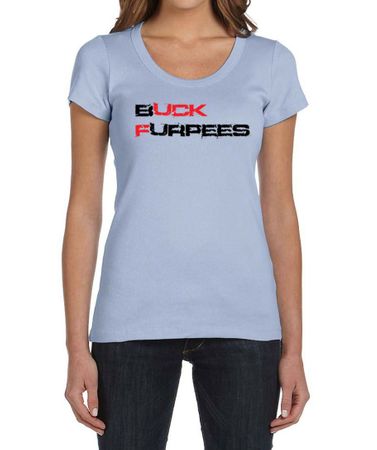 Ladies Fitness Shirt Buck Furpees Scoop Neck Tee T-Shirt