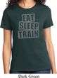 Ladies fitness Shirt Eat Sleep Train Tee T-Shirt