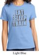 Ladies fitness Shirt Eat Sleep Train Tee T-Shirt