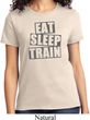 Ladies fitness Shirt Eat Sleep Train Tee T-Shirt