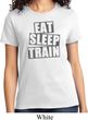 Ladies fitness Shirt Eat Sleep Train Tee T-Shirt