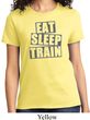 Ladies fitness Shirt Eat Sleep Train Tee T-Shirt