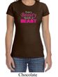 Ladies Fitness Shirt Every Beauty Needs a Beast Crewneck Tee T-Shirt