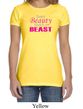 Ladies Fitness Shirt Every Beauty Needs a Beast Crewneck Tee T-Shirt