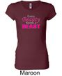 Ladies Fitness Shirt Every Beauty Needs a Beast Longer Length Tee