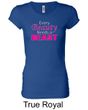 Ladies Fitness Shirt Every Beauty Needs a Beast Longer Length Tee