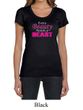 Ladies Fitness Shirt Every Beauty Needs a Beast Scoop Neck Tee T-Shirt