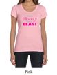 Ladies Fitness Shirt Every Beauty Needs a Beast Scoop Neck Tee T-Shirt