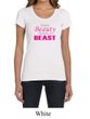 Ladies Fitness Shirt Every Beauty Needs a Beast Scoop Neck Tee T-Shirt