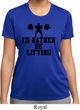 Ladies Fitness Shirt I Rather Be Lifting Moisture Wicking Tee T-Shirt