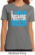 Ladies Fitness Shirt I Train For Beer Organic Tee T-Shirt