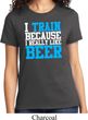 Ladies Fitness Shirt I Train For Beer Tee T-Shirt