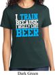Ladies Fitness Shirt I Train For Beer Tee T-Shirt