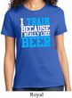 Ladies Fitness Shirt I Train For Beer Tee T-Shirt
