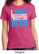 Ladies Fitness Shirt I Train For Beer Tee T-Shirt