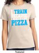 Ladies Fitness Shirt I Train For Pizza Tee T-Shirt
