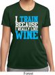 Ladies Fitness Shirt I Train For Wine Moisture Wicking Tee T-Shirt