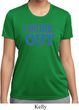 Ladies Fitness Shirt I Work Out Moisture Wicking Tee T-Shirt