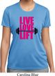 Ladies Fitness Shirt Live Love Lift Moisture Wicking Tee T-Shirt