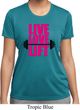 Ladies Fitness Shirt Live Love Lift Moisture Wicking Tee T-Shirt