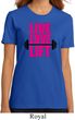 Ladies Fitness Shirt Live Love Lift Organic Tee T-Shirt