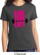 Ladies Fitness Shirt Live Love Lift Tee T-Shirt