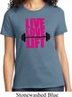 Ladies Fitness Shirt Live Love Lift Tee T-Shirt
